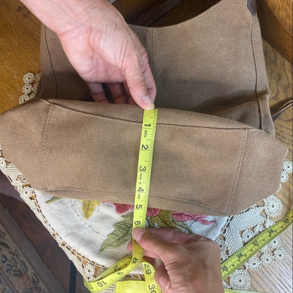 NWOT K2 hobo bag in brown with brown leather handle - Picture 7 of 8